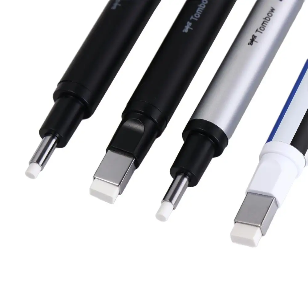 Фото Tombow MONO Zero ластик с плоским/супертонким резиновым наконечником, тип ручки, профессиональный высокоточный ластик для карандашей для бликов манги №5
