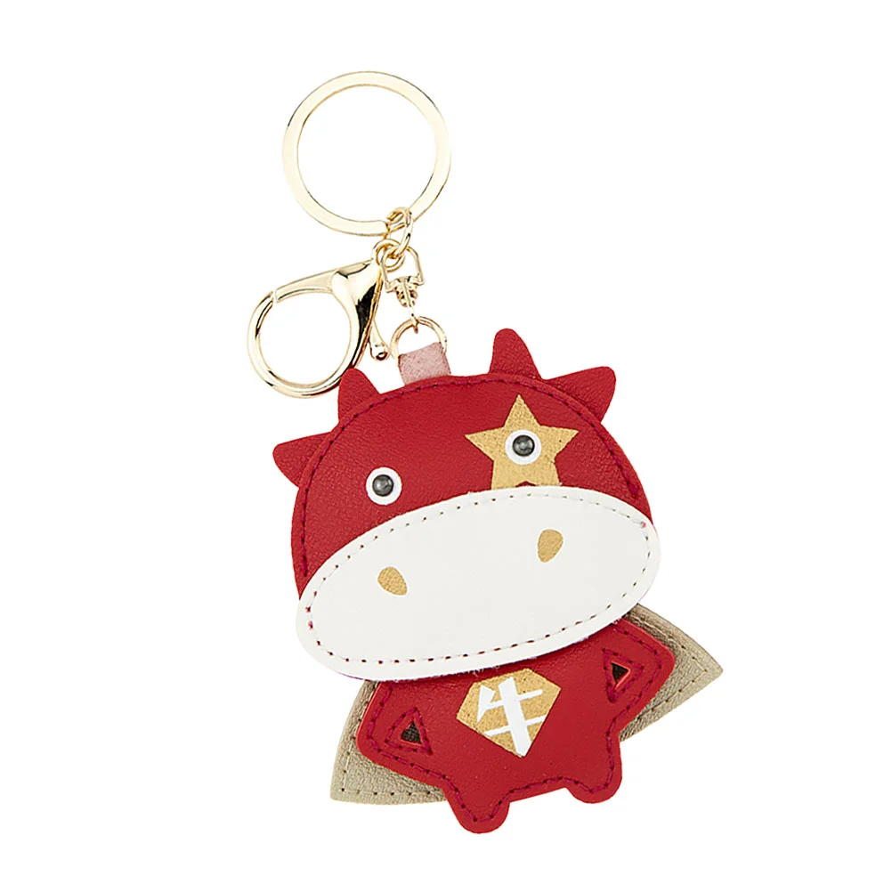 

Keychain Animal Year Keychains Keyring New Charm Good Party Charms Backpack Gift Chinese Supplies Purse Ox Luck Zodiac Shui Feng