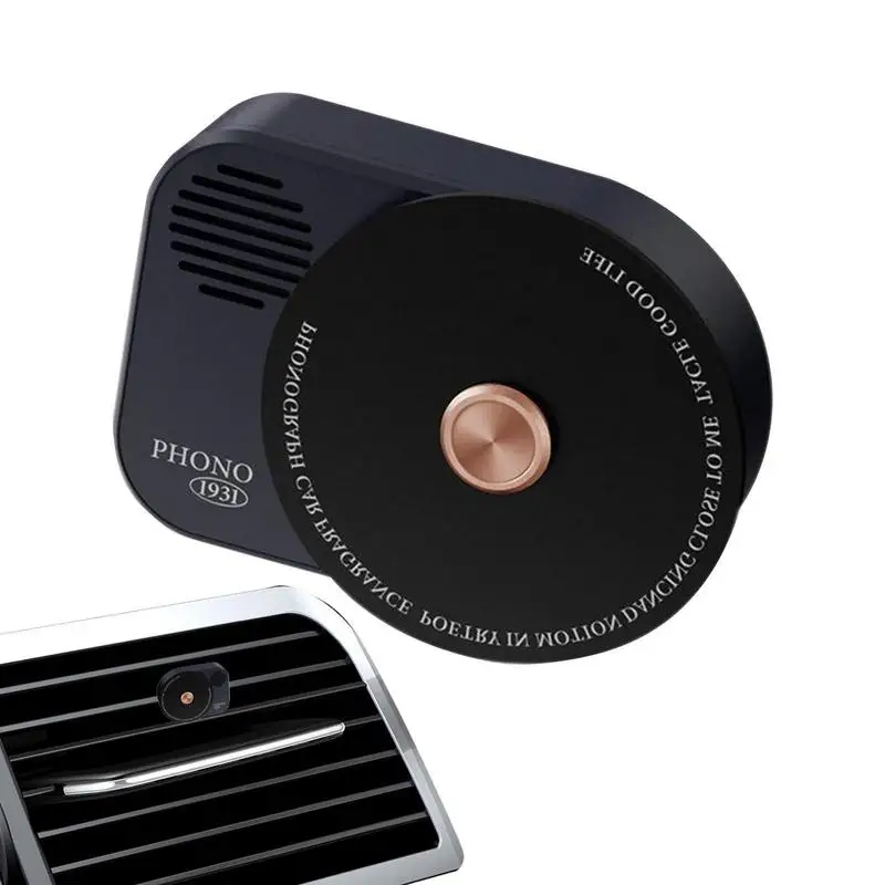 

Автомобильный освежитель воздуха с проигрывателем записей, симпатичный автомобильный освежитель воздуха, ароматизатор для выхода воздуха с длительным ароматом, идеально подходит для гостиной автомобиля