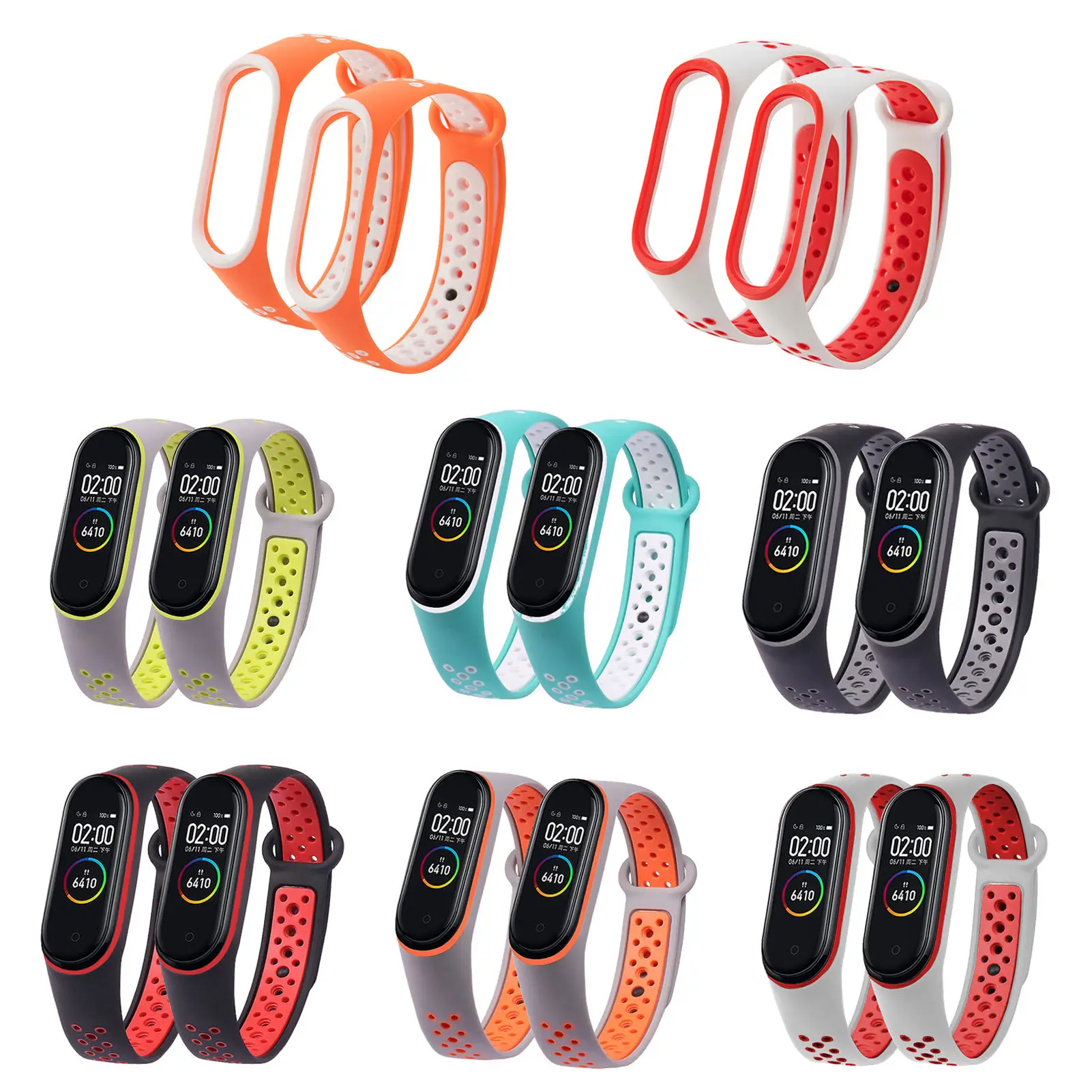 

Bracelet forXiaomi Mi Band 4 Sport Strap watch Silicone wrist strap Forxiaomi mi band 4 bracelet Miband 4 Strap