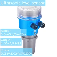 5m range rs485 non contact ultrasonic water tank level sensor meter 4 20ma level transmitter