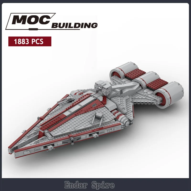 Конструктор из серии Космические войны модель класса архитектура светлый