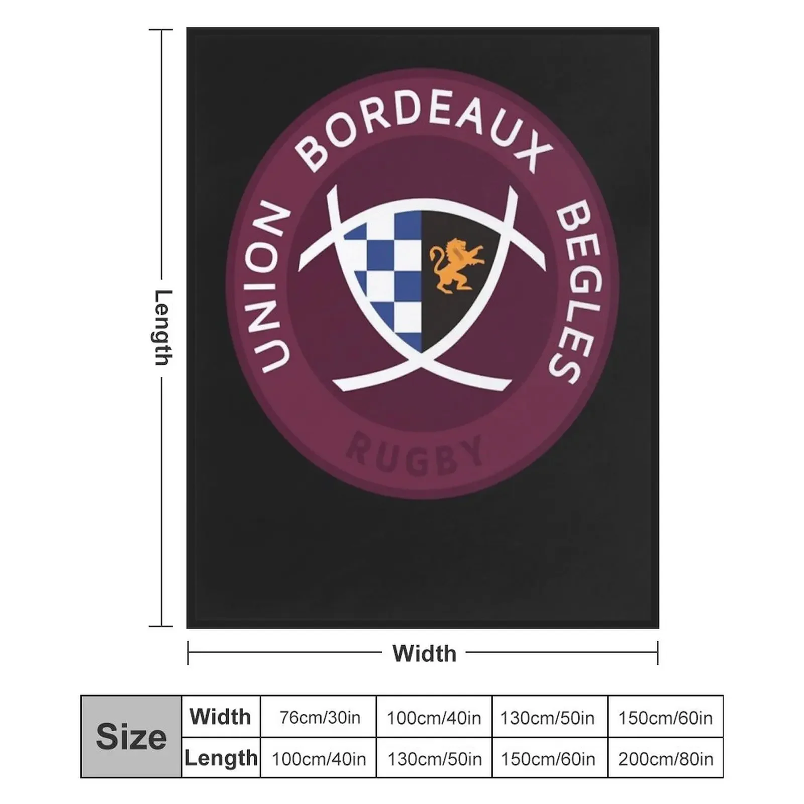 Фланелевое одеяло UNIONN BORDEAUX BEGLES