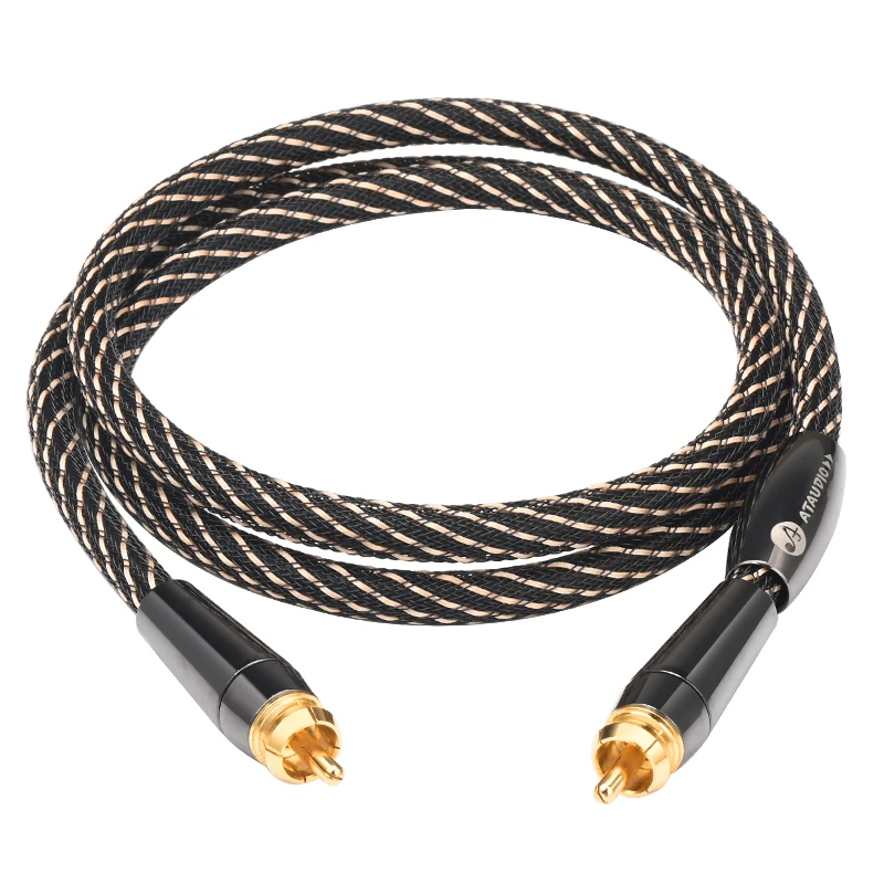 HiFi RCA Coaxial Audio Cable Hi-End Rca to Rca Male SPDIF Digital Coaxial Cable for DVD Projector TV Speaker Amplifier images - 6