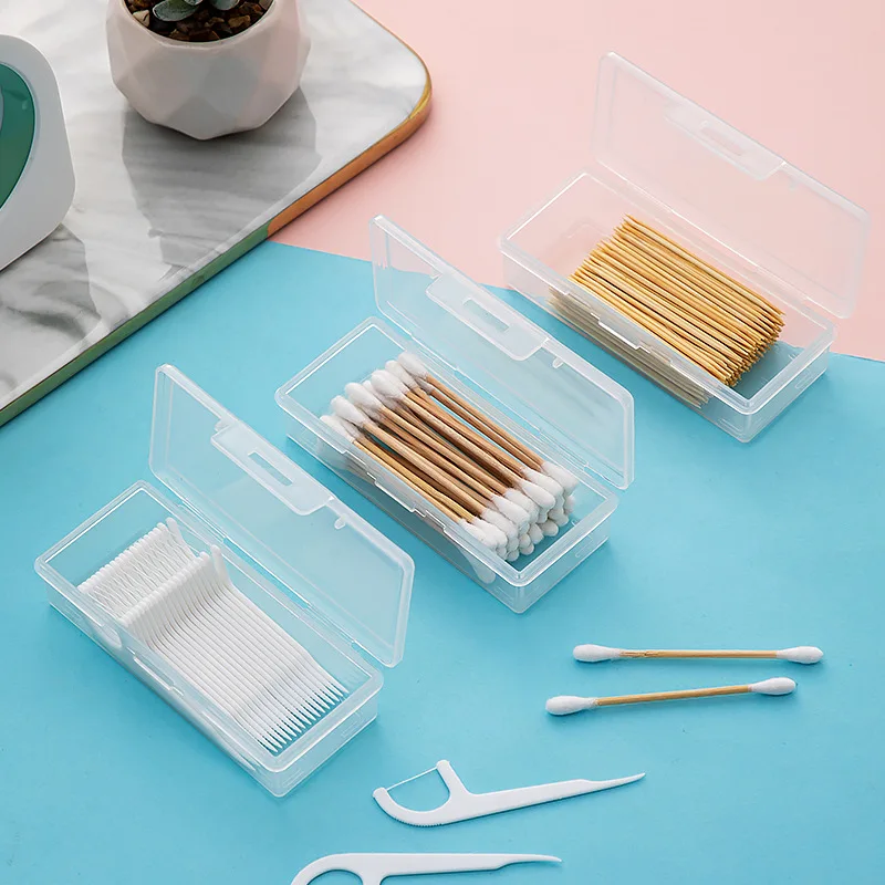 Portable Travel Medicine Box Cotton Swab Holder Case Detal Floss Jewelry Organizer Container Dust-proof Jewelry Accessories Box images - 6
