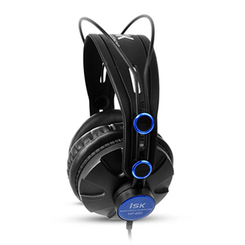 Pro Monitor Studio DJ Наушники ISK HP680 Динамические 1200 МВт Мощные наушники-вкладыши с