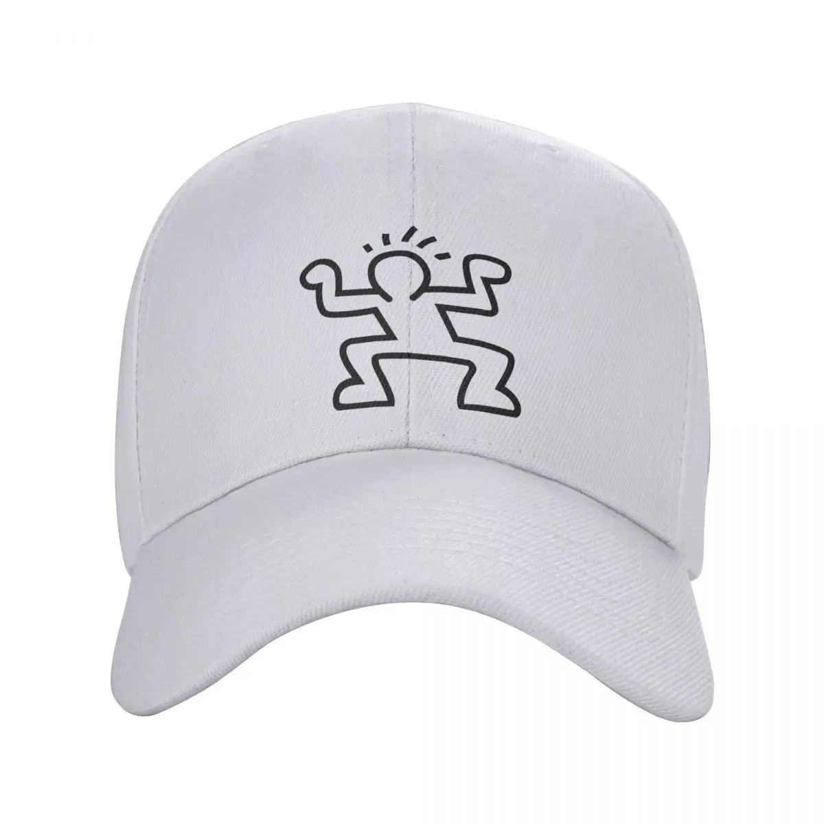 

Abstract Haring Dance Baseball Cap Punk Unisex Adult Keith Geometric Graffiti Art Adjustable Dad Hat Women Men Hip Hop