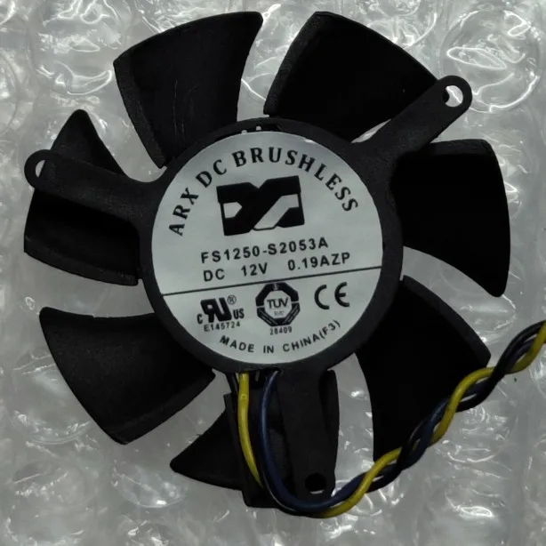 Оригинальный охлаждающий вентилятор для видеокарты Gigabyte gtx1050 / 1050ti fs1250-s2053a 12V 0.19a |