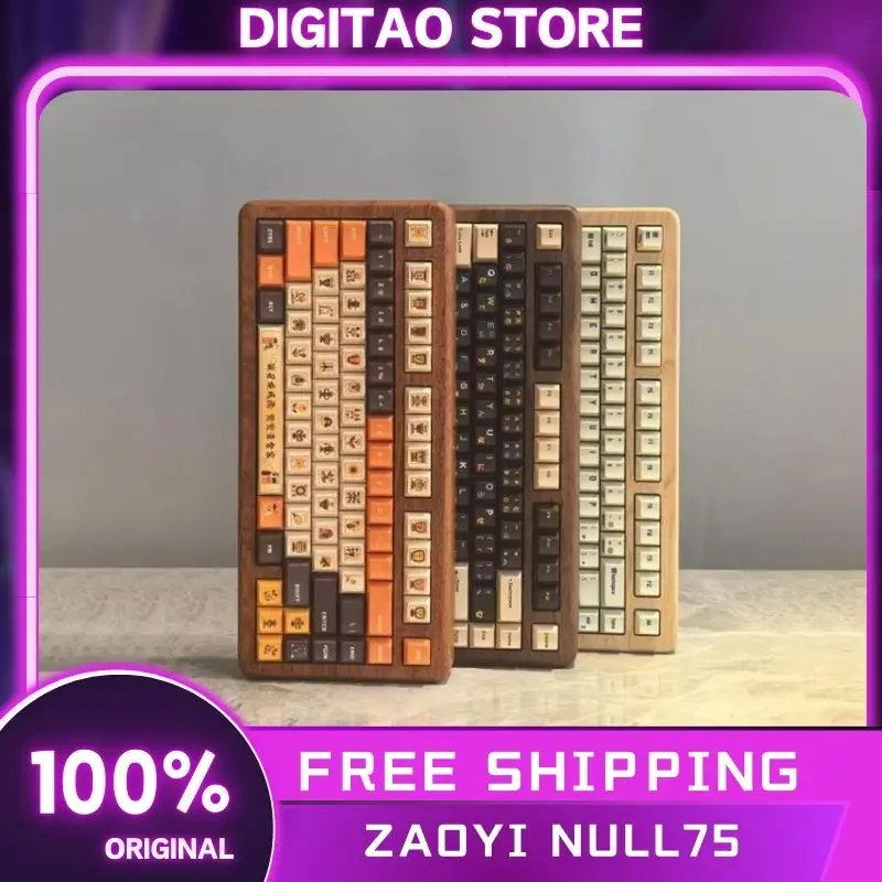 Набор клавиатуры ZaoYi Null75 механическая Беспроводная игровая клавиатура с тремя