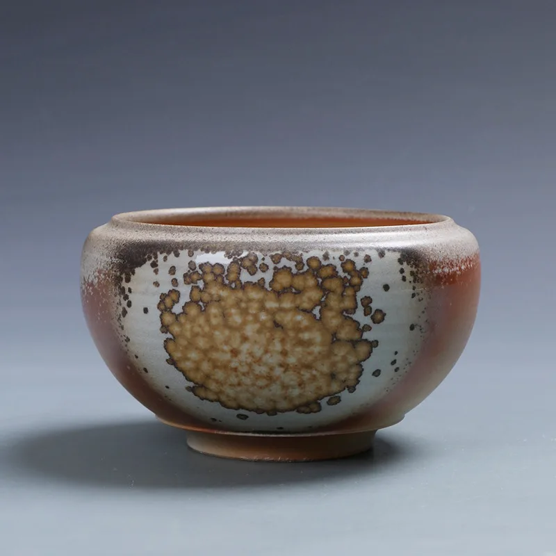 

Ручная работа, поджигание дров, поджигание дров, большая емкость для мытья чая, вымытая чаша для чая, неглазурованное ожог