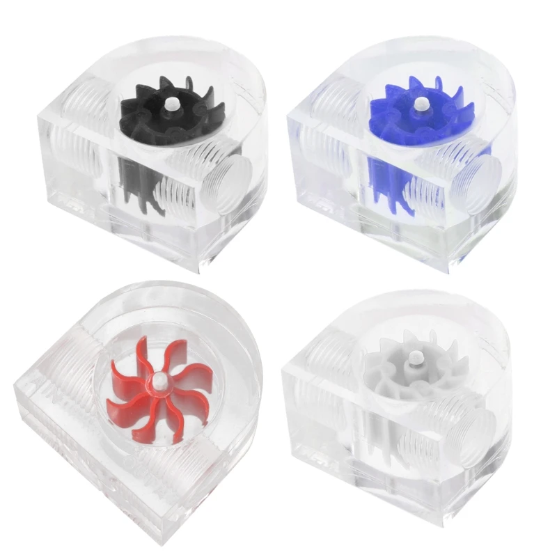 

G1/4 Thread Acrylic Flow Meter Water Cooling System Coolant Filter Computer Cooler Fittings