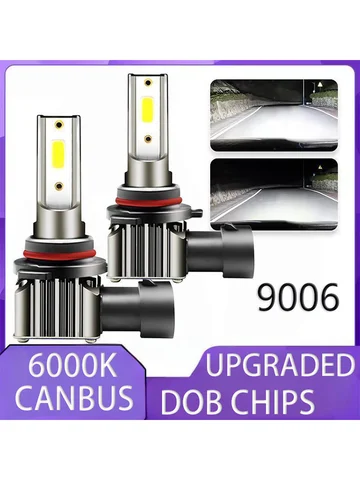   2 шт. светодиодные фары H11 Автомобильные лампы 9006 HB4 9005 HB3 6000K 30000LM 9012 Автомобильная лампа накаливания 150 Вт Супер яркие автомобильные противотуманные фары