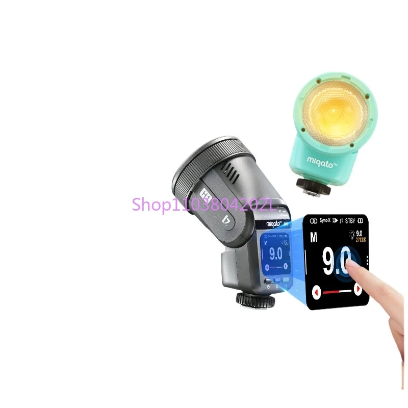 Jinbei H1 вспышка круглая головка светодиодная верхняя камера Вспышка Горячий