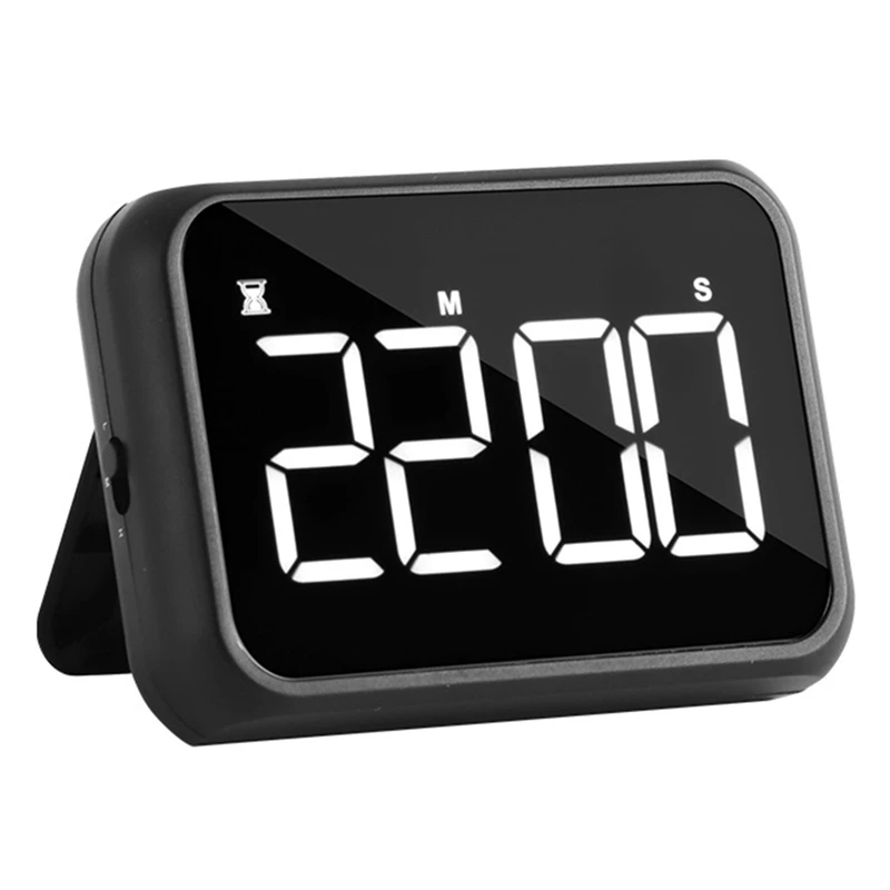 

Digital Kitchen Timer,Countdown Count Up Timer with Large LED Display, 2 Brightness, Loud Volume, Easy for Cooking