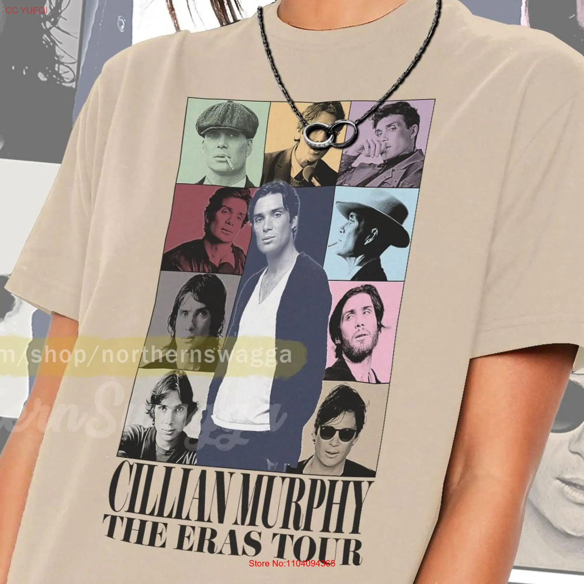 Футболка Cillian Мерфи-тур крутая футболка с постером фаната 90-х годов 410 длинным или