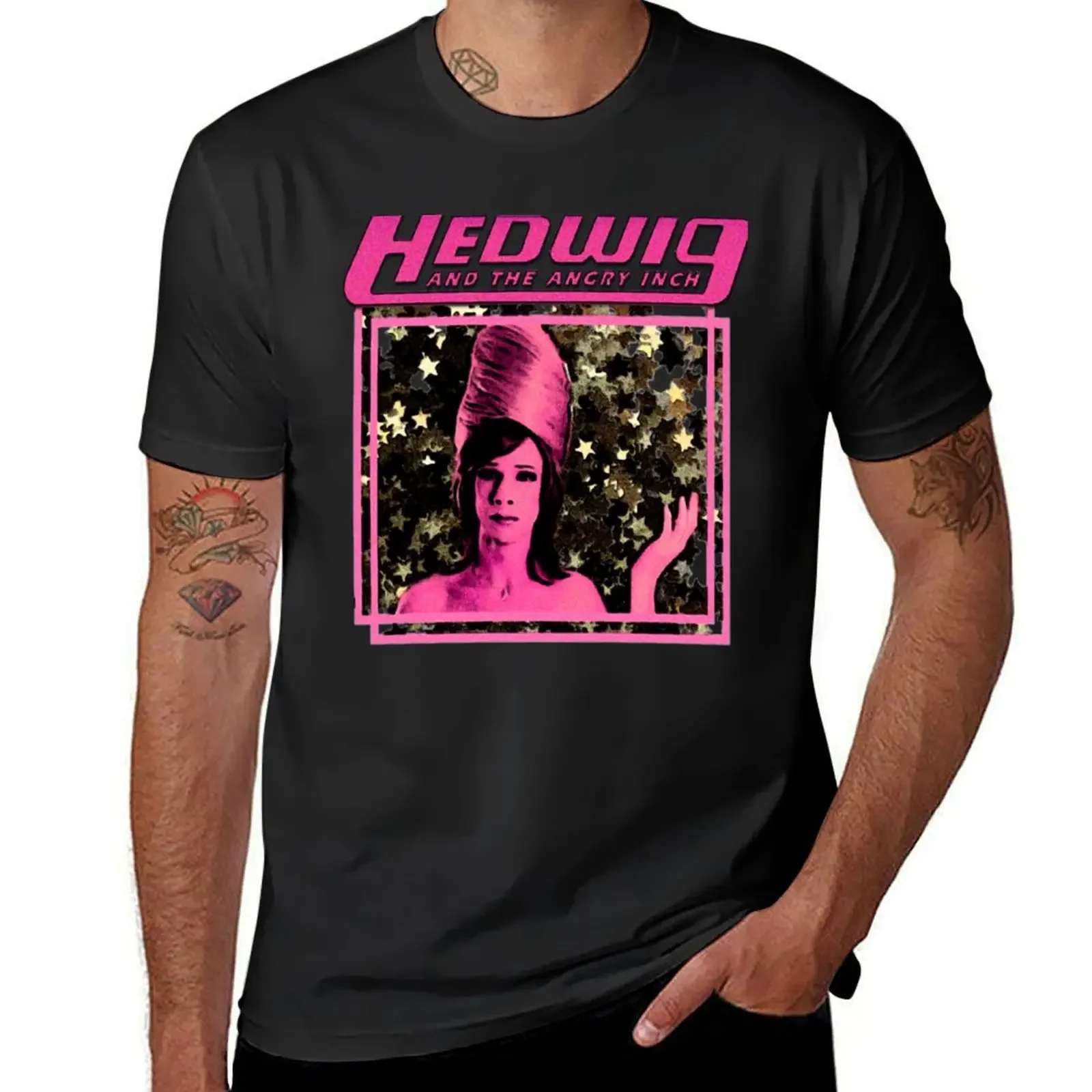 Футболка Hedwig и the Mad Inch летние топы эстетическая одежда мужская