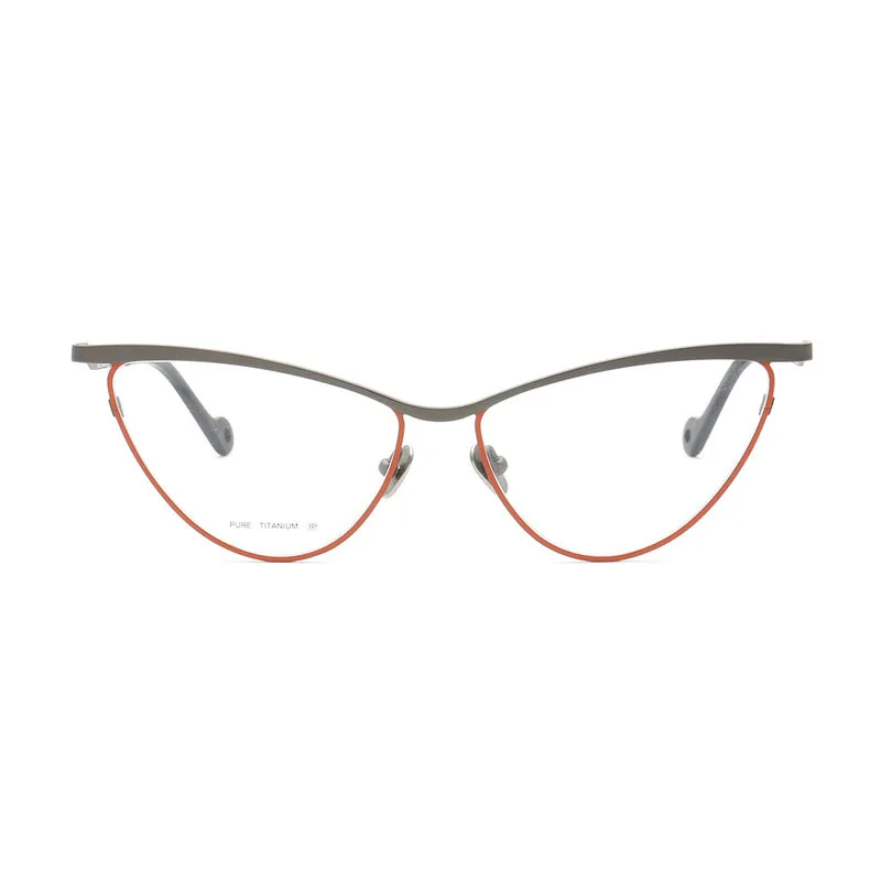 

Nintage Cat eye Pure Titanium Ultralight Reading Glasses For Women Unique Fashion Prescription Eyeglass Frames Optical Eyewear