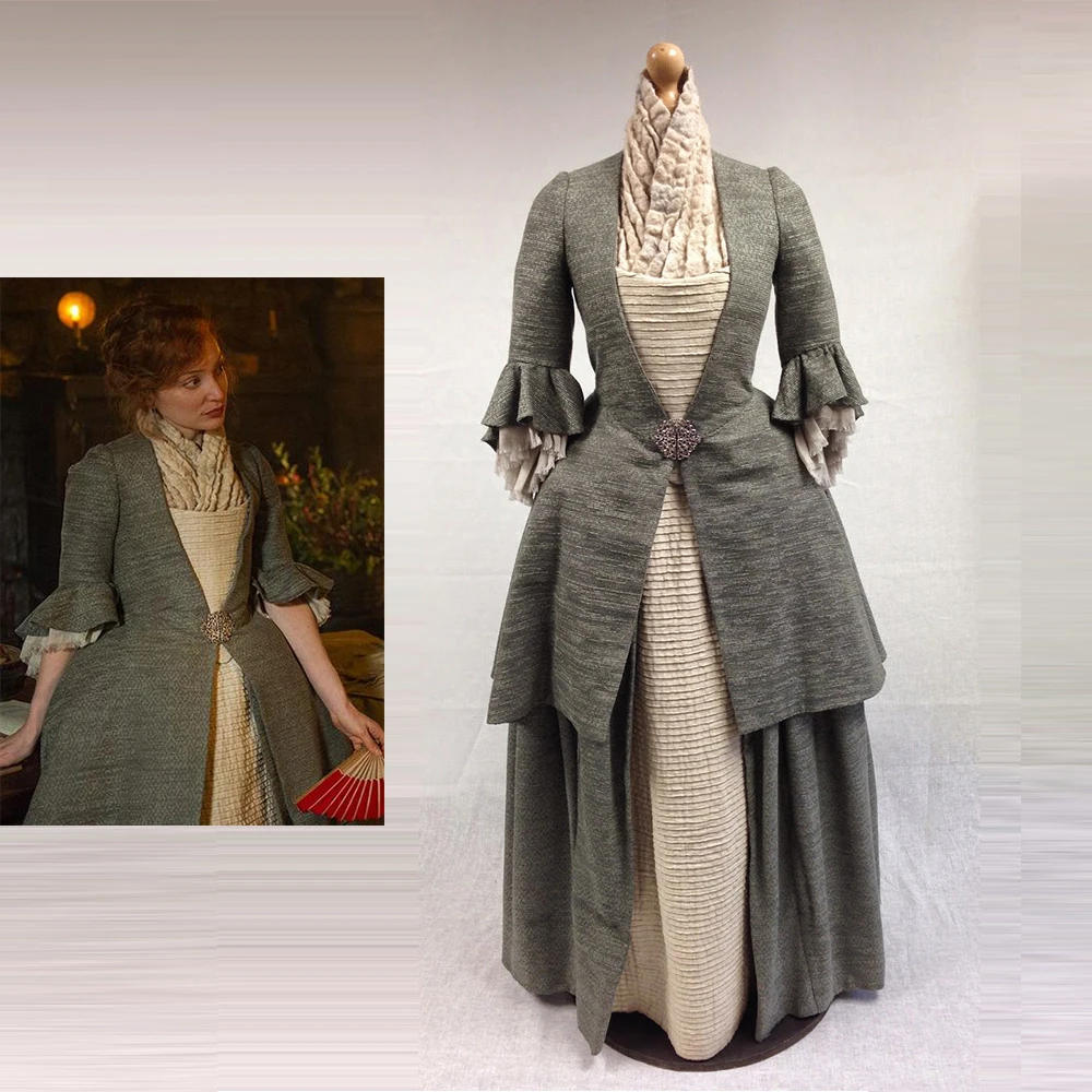 ТВ Outlander Косплей Костюм Средневековый Викторианский Шотландский Деревенский