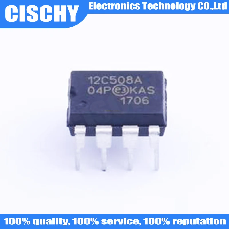 

5 шт./лот 12C508A 12C508A-04/P,PIC12C508A оригинальный подлинный dip8