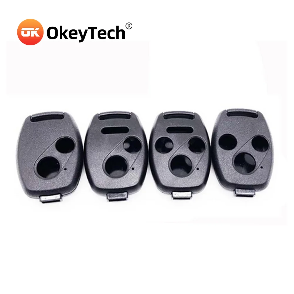 

OkeyTech Car Key Case Shell Remote Car Key Fob Cover For HONDA Accord CRV Pilot Civic 2003 2007 2008 2009 2010 2011 2012 2013