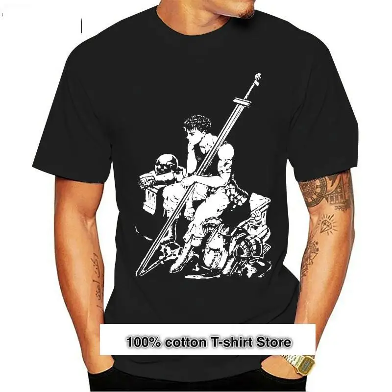 

Camiseta para hombre Guts sentado Berserk, camiseta (1), camiseta estampada, camisetas