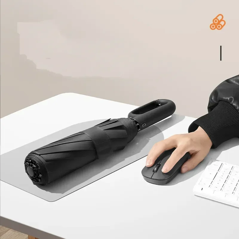 

Sunny Buckle Umbrella Umbrella Large Automatic Sunscreen Dual-purpose Sunshade Portabl Umbrella Windproof Ring Windproof Folding