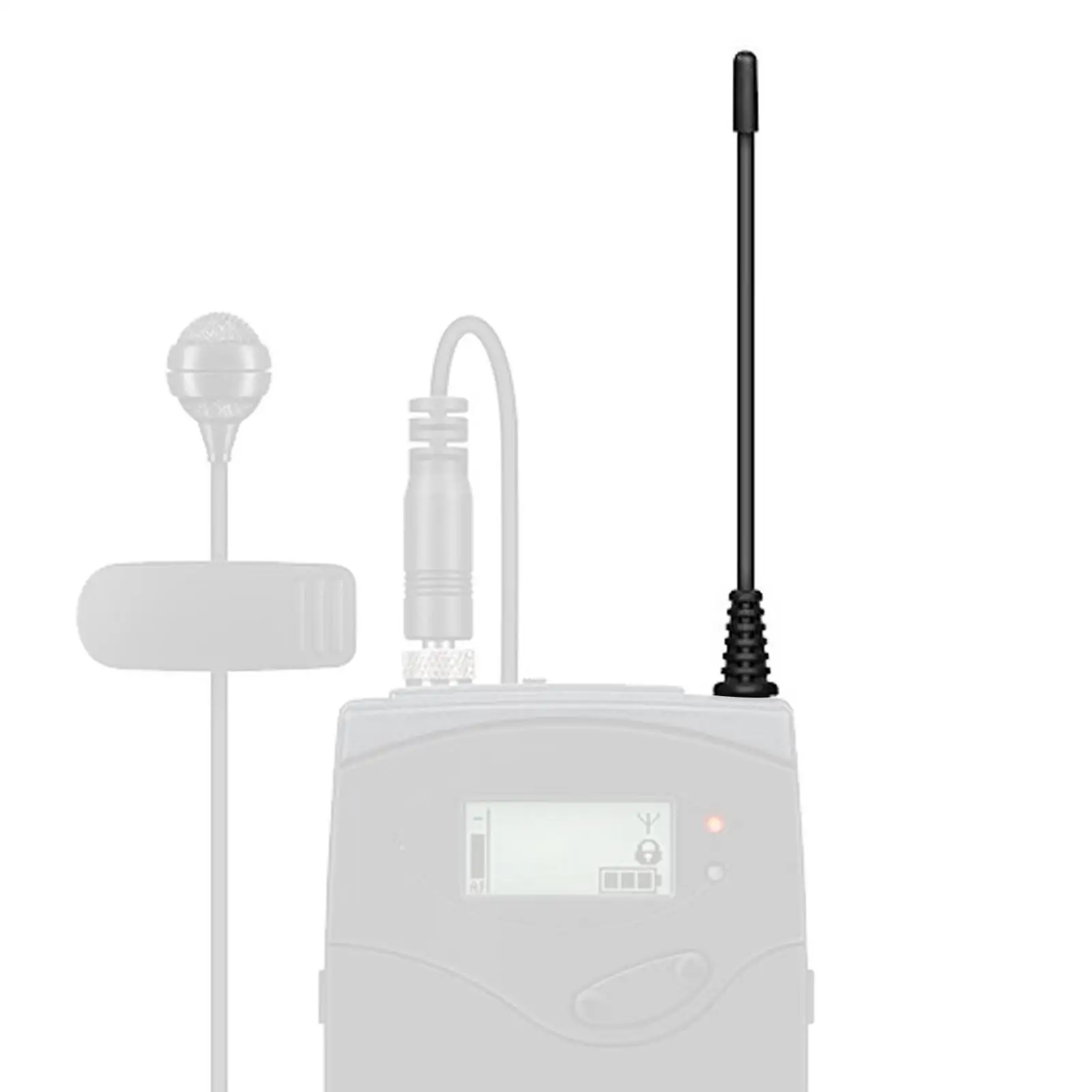 

Wireless Mic Receiver Antenna Stable Signal Bodypack Microphone Antenna for EW100G2 100G3 Lapel Mic Repair Replaces Accessory