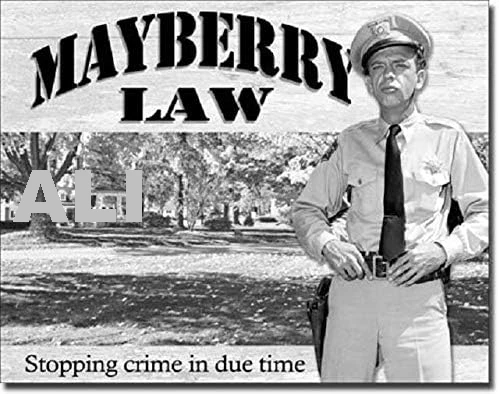 Энди Гриффит шоу Mayberry Law Barney Fife классический ТВ ретро настенный художественный