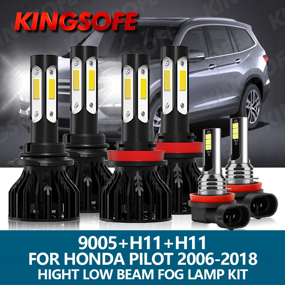 

Лампы головного света для Honda Pilot 9005-2006, 2018 лм, 6 шт.