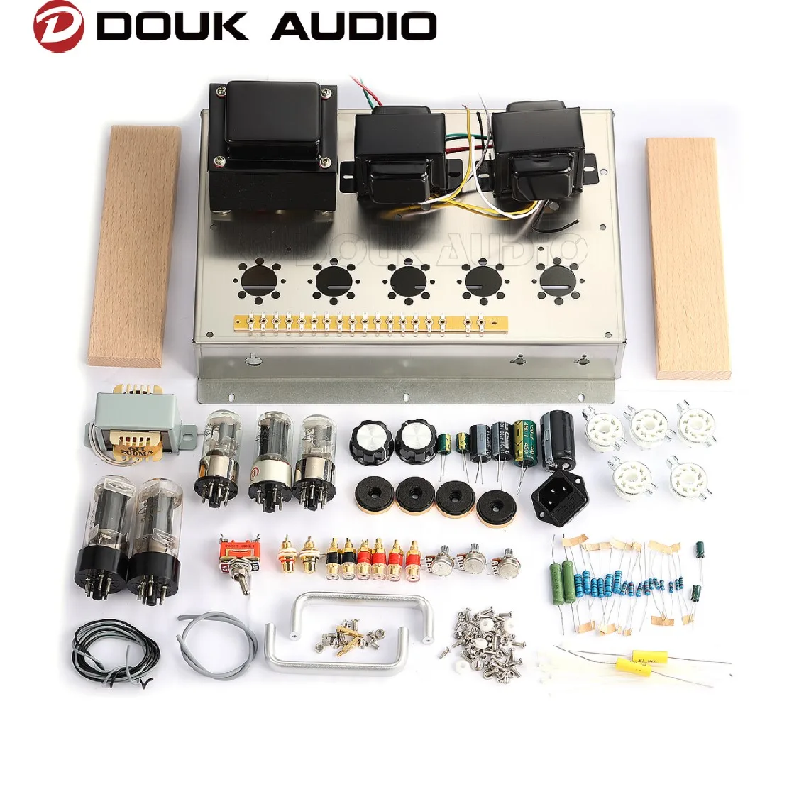 

Вакуумный трубчатый усилитель Douk Audio HiFi 6P3P класса А, стерео домашний аудиоусилитель, комплект для творчества/готовый с дистанционным управл...