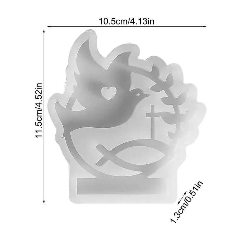 Смоляная форма для животных птиц силиконовая голубей многоразовые формы литья