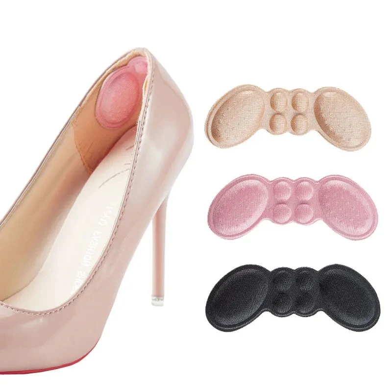 

1Pair Women Insoles High Heel Cushion Pads Heel Shoe Grips Liner Self-Adhesive Shoe Insoles Foot Care Protector Soft Pain Relief