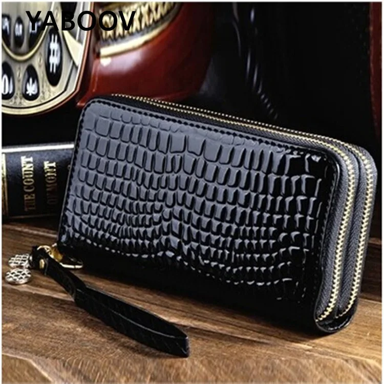 

Women Long Wallet Large Capacity Coat of Paint Multifunctional PU Pattern Lady Clutch Bag Women Purse