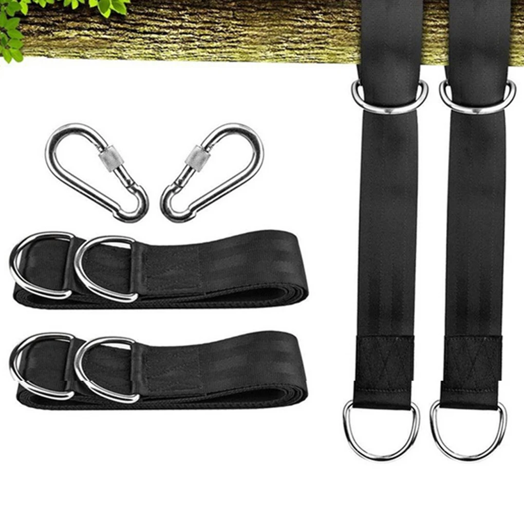 

Tree Kit Hammock Straps Tree Swing Straps Hammock Straps Set Perfect connection between to 1000 Lbs 59IN Pack 2