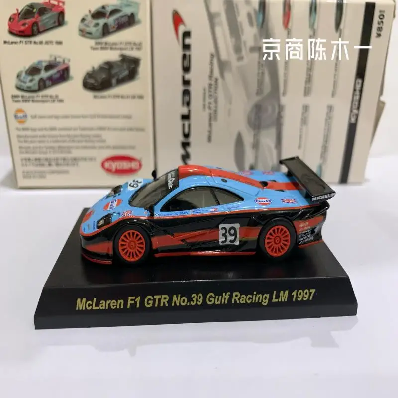 KYOSHO 1:64 F1 GTR Gulf # 39 гоночный LM 1997 коллекция украшений моделей тележек из литого