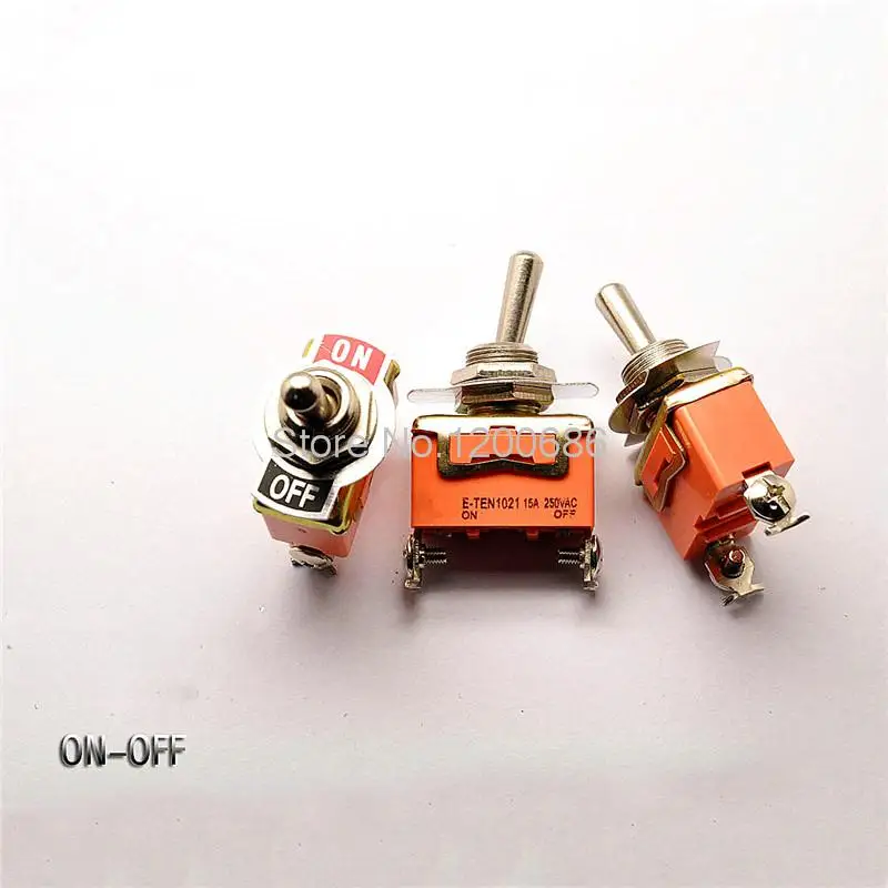 

Toggle switch Rocker switch Rocker switch E-TEN1021 2 feet 2 files 15A / 250V