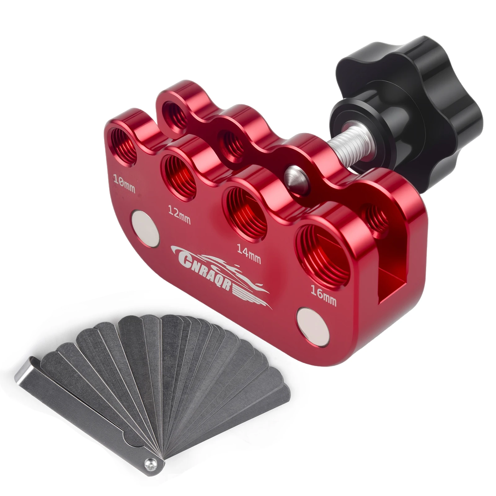 

Эргономичный инструмент для зазора свечей зажигания со стальным щупом для свечей зажигания M10 M12 M14 M16, алюминий с магнитом