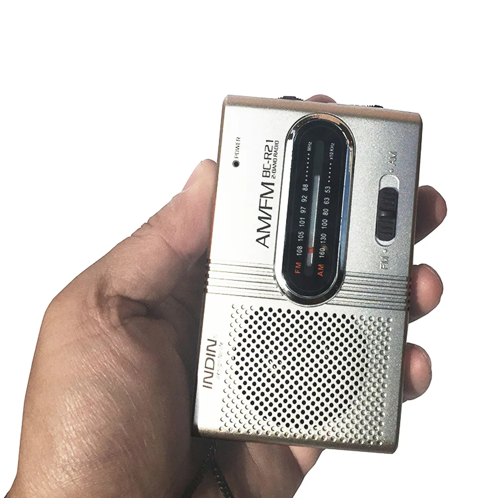 Телескопическая антенна AM FM Полнодиапазонный Портативный радиоприемник плеер с