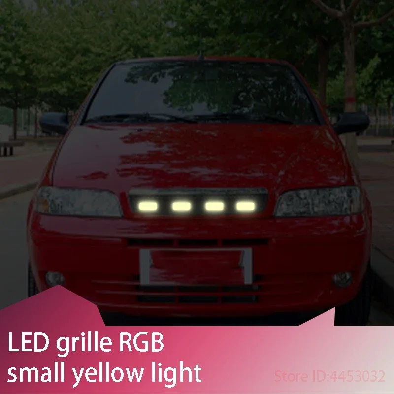 Для Fiat 500 toro punto bravo abarth Автомобильная передняя светодиодная решетка RGB