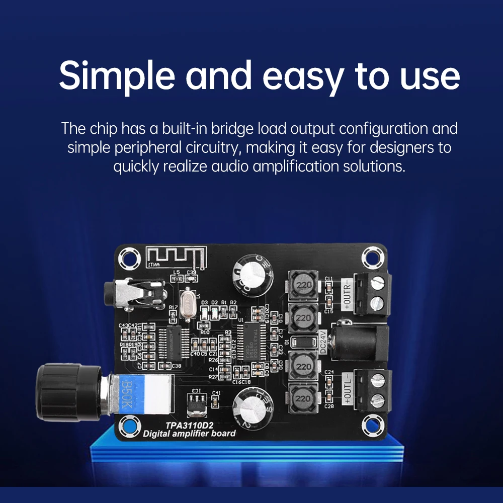 XH-A238 30 Вт Bluetooth цифровой усилитель звука TPA3110D2 двухканальный * 2 модуль усилителя