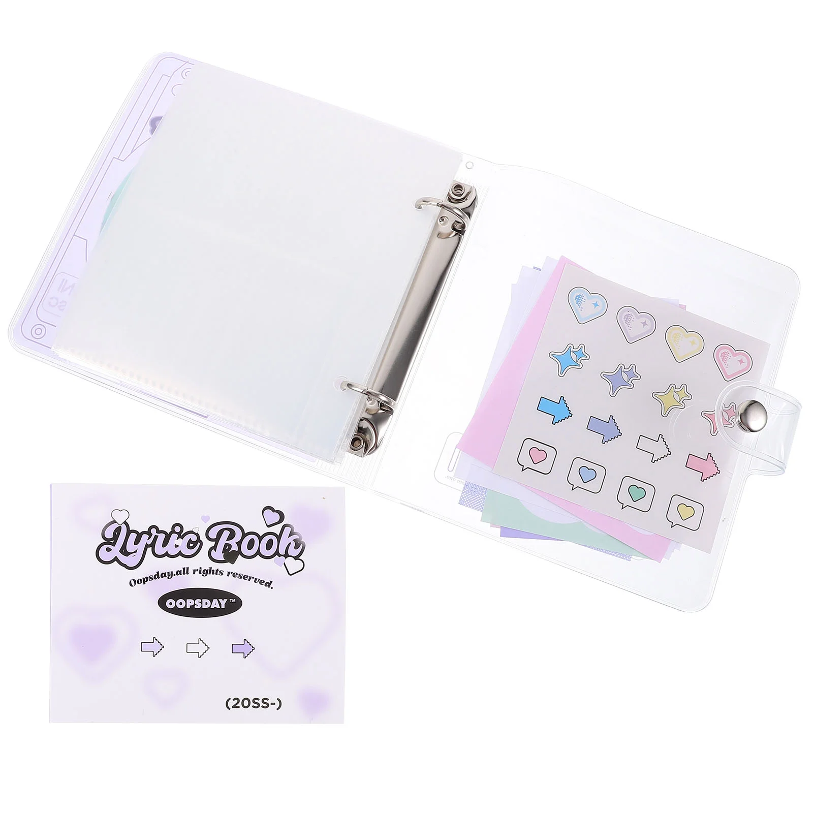 Фотоальбомы Американский Ретро CD-карта Звезда Хранение вкладышей (розовый)