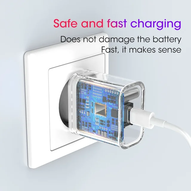 For Apple Original 20W PD USB Type C Charger For iPhone 14 13 12 11 Pro Max Plus SE3 X XS XR Fast Charger USB C Type C Cable 3
