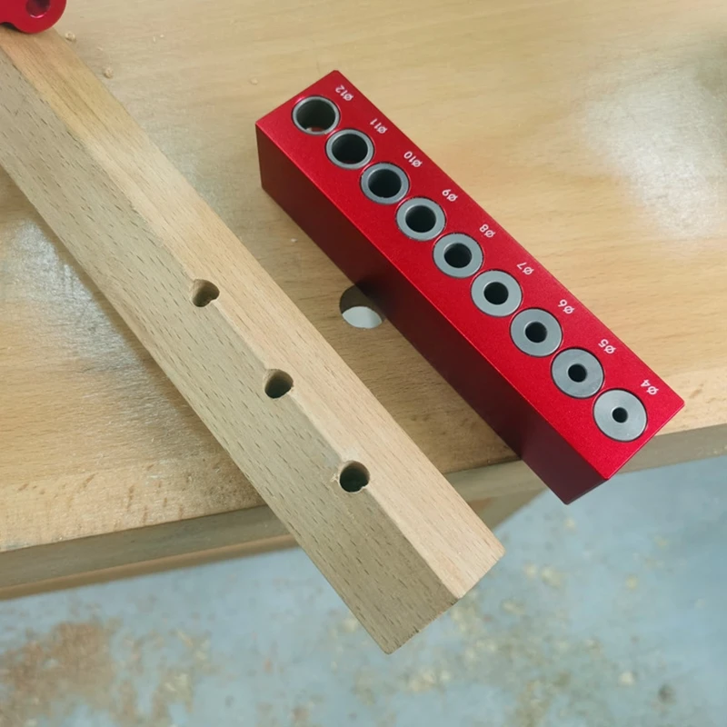 

45 Degree Drilling Guide Locator Hand Tools Hole Opener Aluminum Alloy Doweling Jig Pocket Hole Jig Woodworking Tools