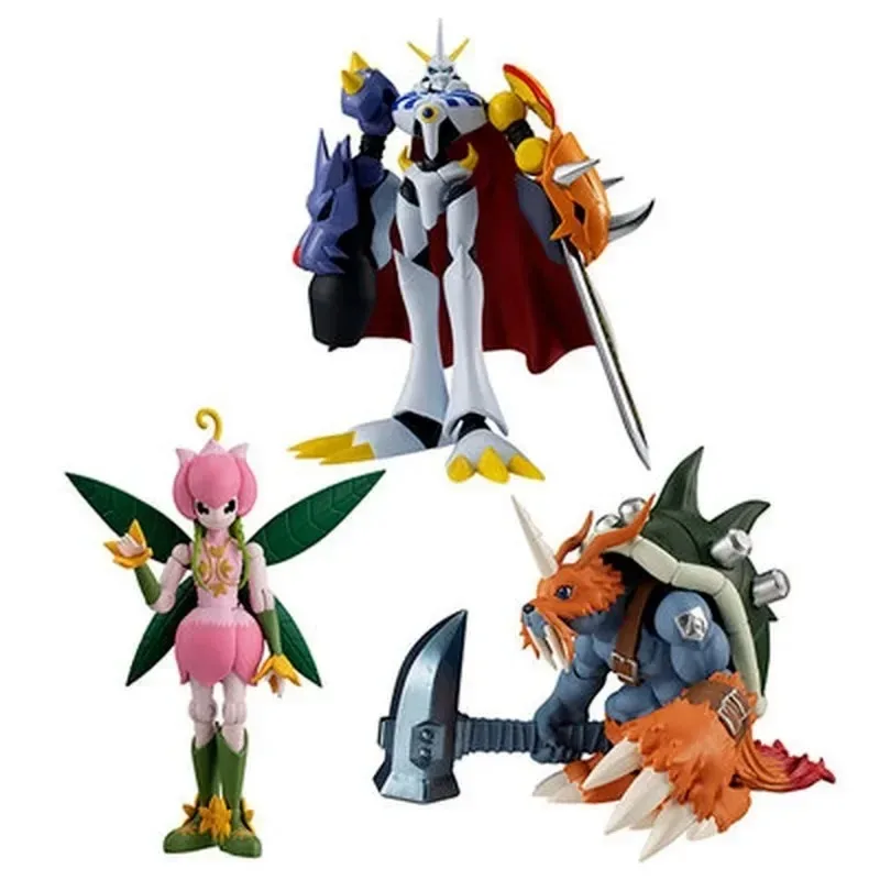 Фото Оригинальные фигурки Digimon Adventure от Bandai: War Greymon, Zudomon, Omegamon, Holy Angemon, Angewomon — коллекционные игрушки премиум-качества, отличный подарок №4