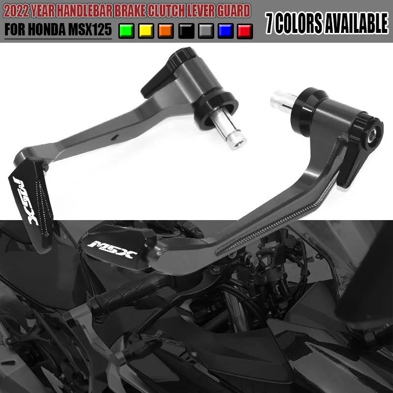 

For HONDA MSX125 MSX 125 Motorcycle Universal 7/8" 22mm Handlebar Grips Guard Brake Clutch Levers Handle Bar Guard Protector