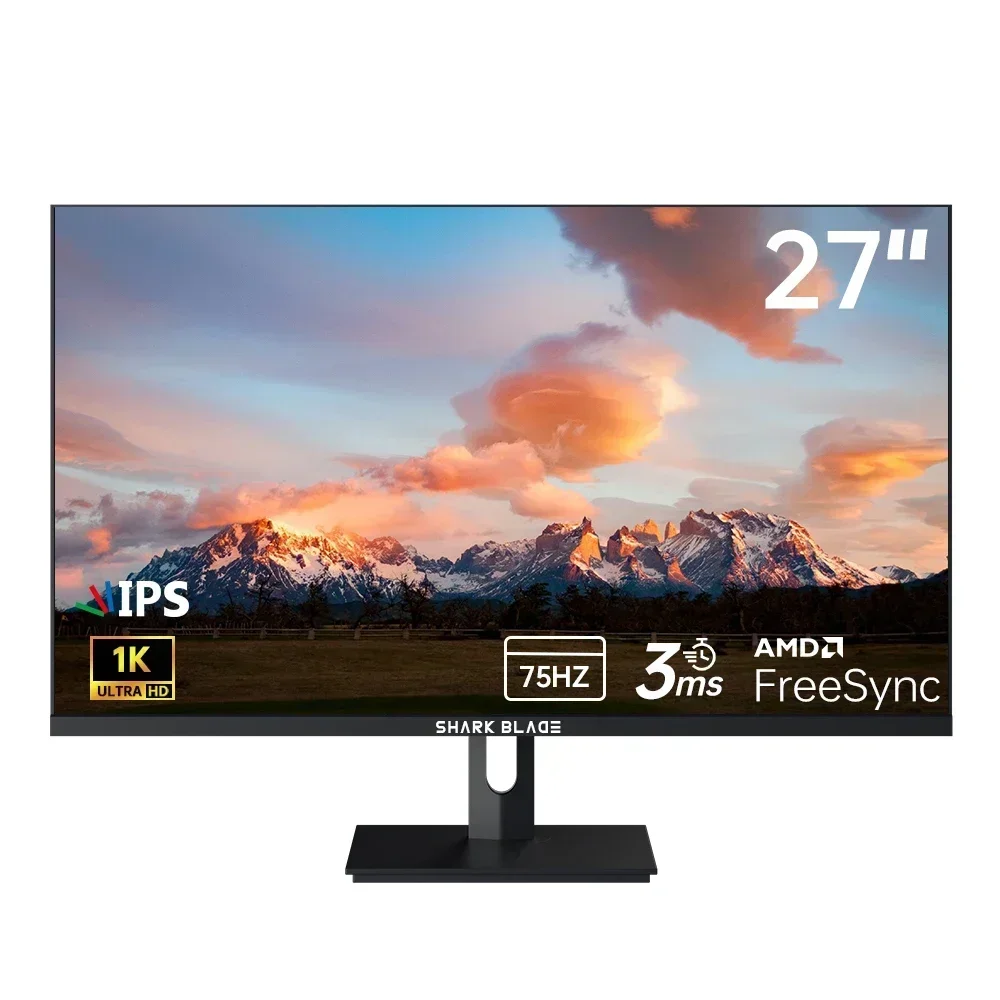 

Монитор 27 дюймов, 1080P, IPS-экран, офисный игровой компьютер, дисплей FHD HDMI, совместимый с VGA Power Por 1920*1080