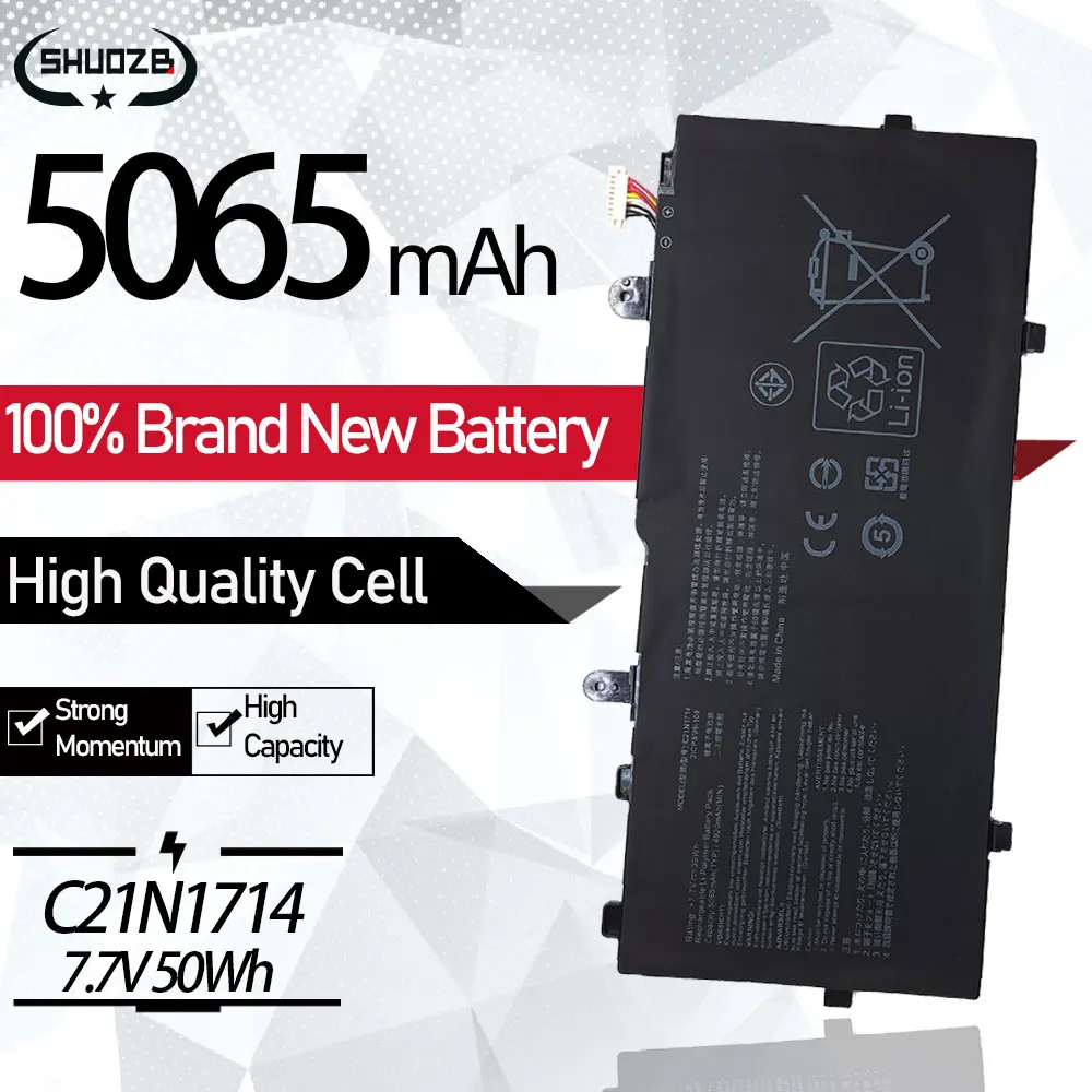 Новинка C21N1714 Аккумулятор для ноутбука ASUS TP401 TP401CA TP401NA TP401MA TP401NA-3350 TP401N TP401M J401MA J401CA 0B200-02740000 7,7 V