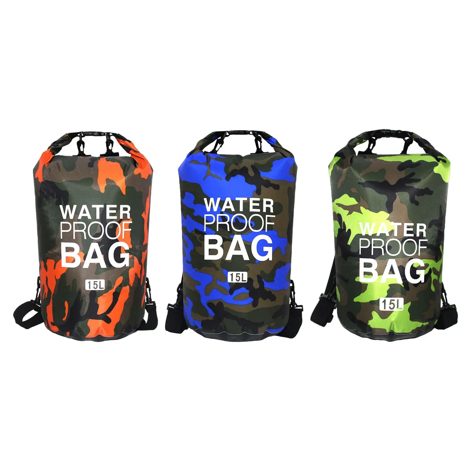 

Waterproof Backpack Heavy Duty Storage Sack Dry Bag for Hiking Phone Kayak