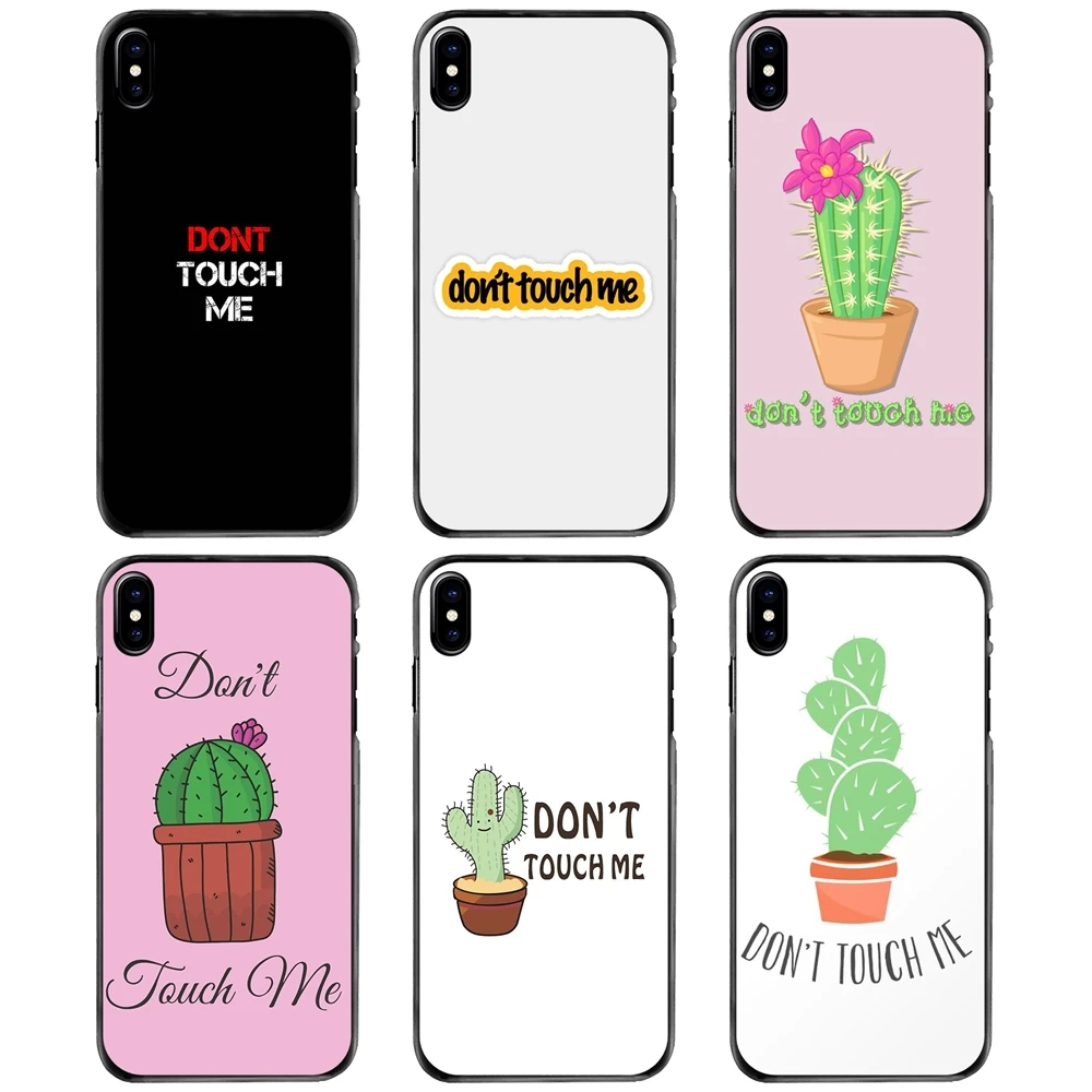 

Hard Phone Shell Case Don't Touch Me For Apple iPhone 11 12 13 14 Pro MAX Mini 5 5S SE 6 6S 7 8 Plus 10 X XR XS