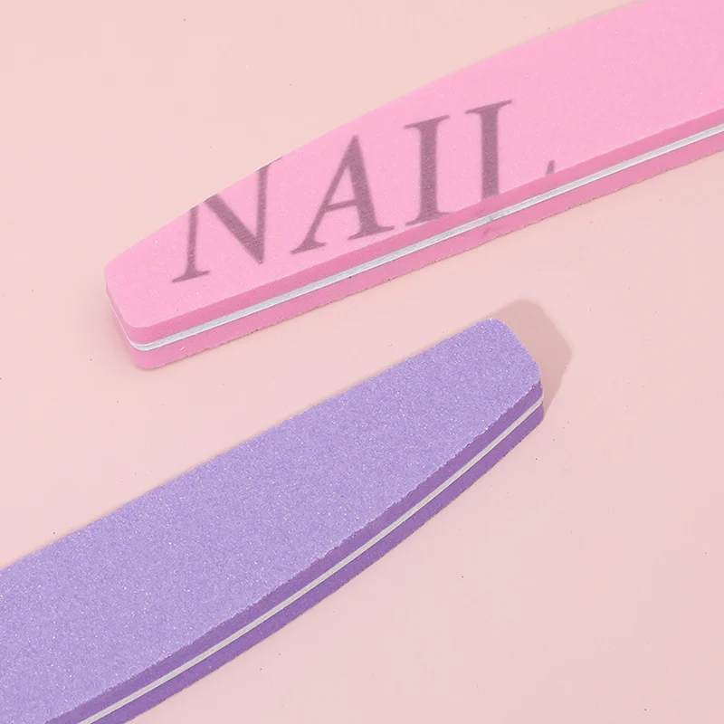 50 шт. профессиональные пилочки для ногтей губчатые 100/180 буферный блок полировка